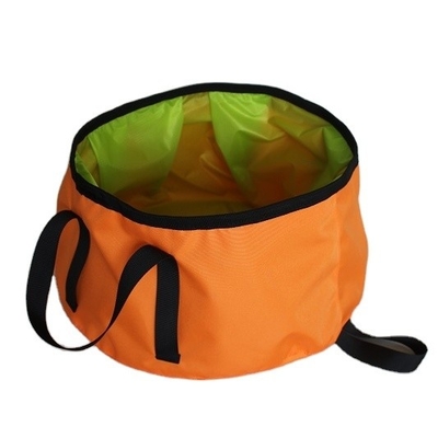 300D Oxford Cloth Portable Foldable Water Bucket for Outdoor Camping Hiking Travelling