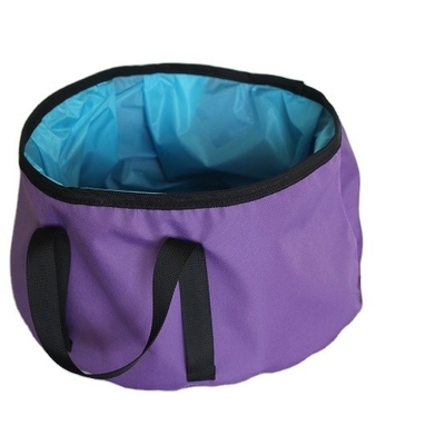 300D Oxford Cloth Portable Foldable Water Bucket for Outdoor Camping Hiking Travelling