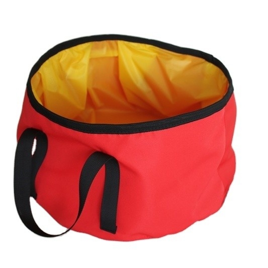 300D Oxford Cloth Portable Foldable Water Bucket for Outdoor Camping Hiking Travelling