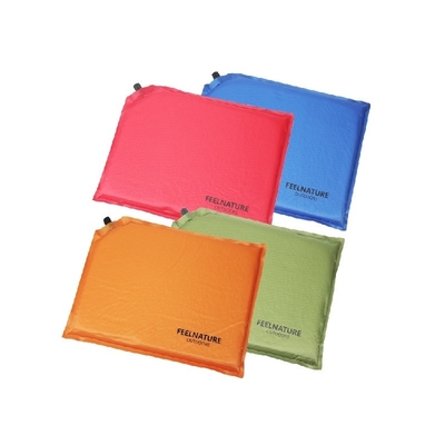 Logo personnalisé coussin de siège gonflable portable 210T Polyester revêtement en PVC